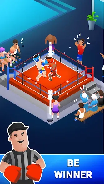 Boxing Gym Tycoon 3D: MMA Club (Боксерская Гимназия Тайкун 3D) [МОД: Бесконечные деньги, Монеты и Мега MOD] Screenshot 2