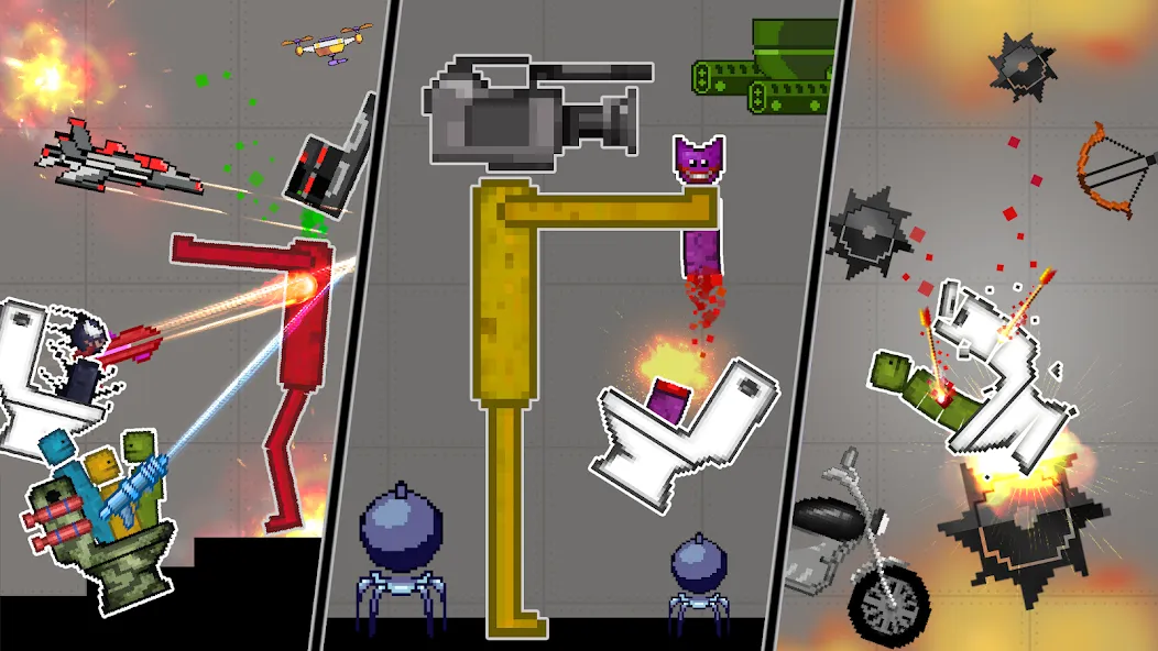 Ragdoll Dismounting Playground (Рэгдолл Дисмаунтинг Плейграунд) [МОД: Все открыто, Дополнительные деньги и Меню MOD] Screenshot 1
