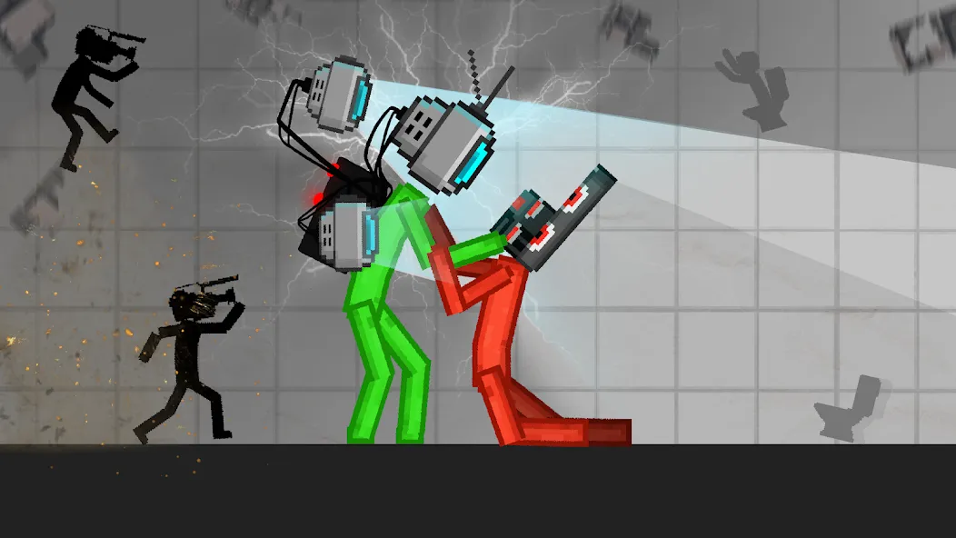 Stickman Playground (тикман Плейграунд) [МОД: Все открыто, Дополнительные деньги и Меню MOD] Screenshot 2