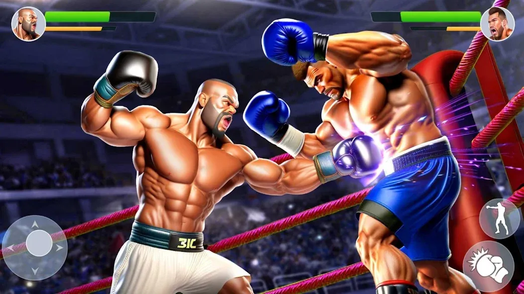 Boxing Heros: Fighting Games (Тэг Боксинг Игры) [МОД: Меню, Бесконечные монеты и Открытые уровни] Screenshot 1