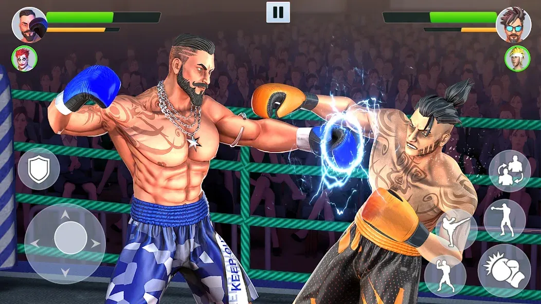 Boxing Heros: Fighting Games (Тэг Боксинг Игры) [МОД: Меню, Бесконечные монеты и Открытые уровни] Screenshot 3