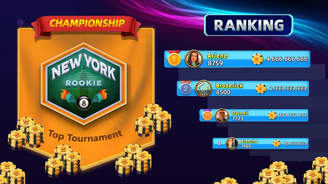 8 Ball Offline - Billiard Pool (Шар Оффлайн) [МОД: Бесконечные деньги, Монеты и Мега MOD] Screenshot 3