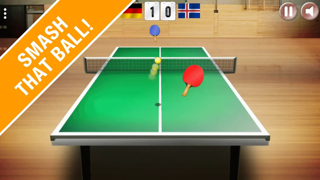 Table Tennis 3D Ping Pong Game [МОД: Много монет, Открытые уровни и Мега MOD] Screenshot 1