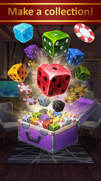 Farkle - Zonk Dice Game [МОД: Много денег, Монет и Все открыто] Screenshot 1