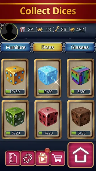 Farkle - Zonk Dice Game [МОД: Много денег, Монет и Все открыто] Screenshot 3