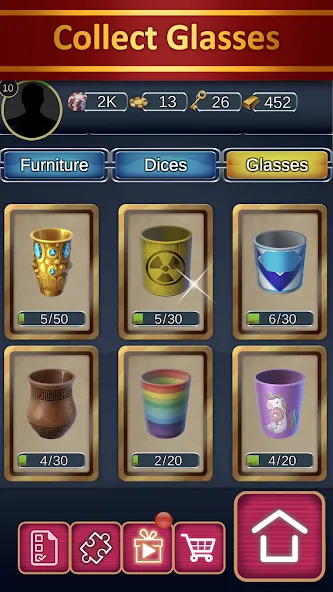 Farkle - Zonk Dice Game [МОД: Много денег, Монет и Все открыто] Screenshot 5