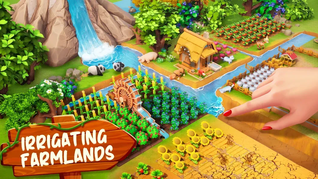Family Farm Adventure (Семейное фермерское приключение) [МОД: Бесконечные деньги, Монеты и Мега MOD] Screenshot 2