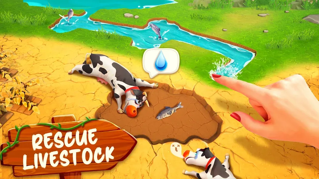 Family Farm Adventure (Семейное фермерское приключение) [МОД: Бесконечные деньги, Монеты и Мега MOD] Screenshot 5