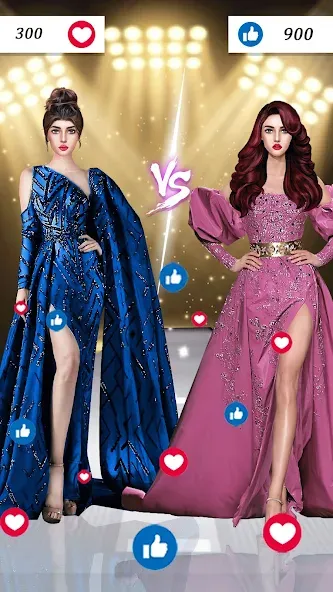 Fashion Show: Dress up Games (Фэшн Шоу) [МОД: Все открыто, Дополнительные деньги и Меню MOD] Screenshot 4