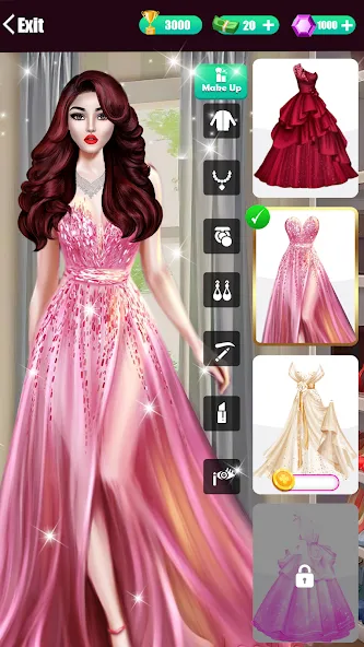 Super Stylist: Dress Up Games [МОД: Все открыто, Дополнительные деньги и Меню MOD] Screenshot 1