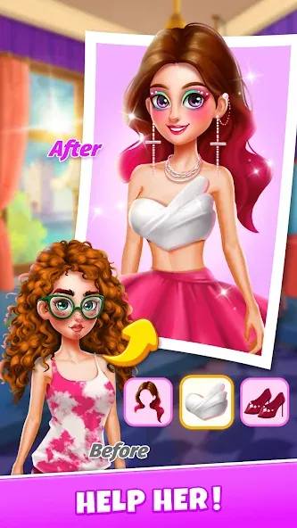 Fashion Nova: Merge & Stylist (Фэшн Нова) [МОД: Меню, Бесконечные монеты и Открытые уровни] Screenshot 1