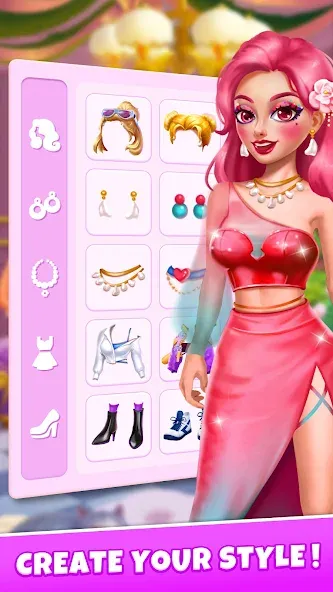 Fashion Nova: Merge & Stylist (Фэшн Нова) [МОД: Меню, Бесконечные монеты и Открытые уровни] Screenshot 2