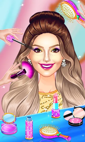 Makeup idol:Doll makeover 2024 (Роял Долл) [МОД: Много денег, Монет и Все открыто] Screenshot 2
