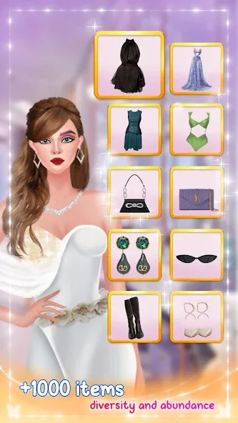 Fashion Stylist: Dress Up Game (Фэшн стилист) [МОД: Много монет, Открытые уровни и Мега MOD] Screenshot 1