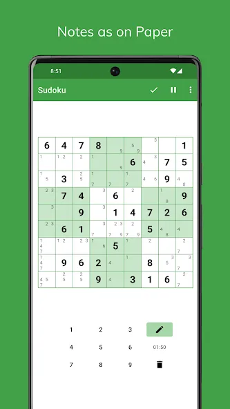 Sudoku [МОД: Много денег, Монет и Все открыто] Screenshot 3
