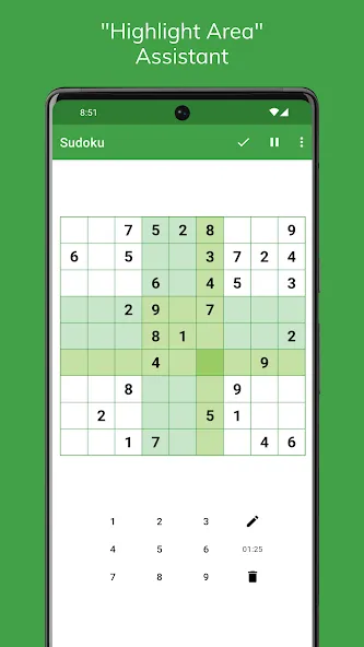 Sudoku [МОД: Много денег, Монет и Все открыто] Screenshot 4