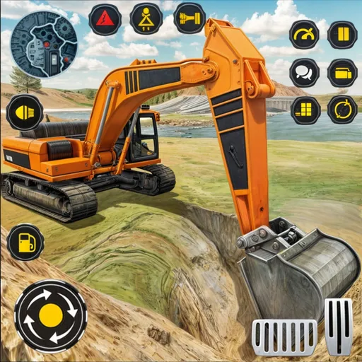 Heavy Excavator Simulator PRO (Хеви Экскавейтор Симулятор ПРО) [МОД: Деньги, Монеты и Меню MOD] Screenshot 5
