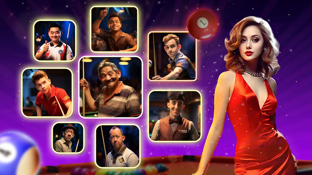 8 Ball Clash - Pool Billiards (балл пул) [МОД: Все открыто, Дополнительные деньги и Меню MOD] Screenshot 4