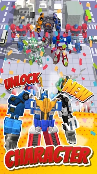 Superhero Robot Monster Battle [МОД: Деньги, Монеты и Меню MOD] Screenshot 4