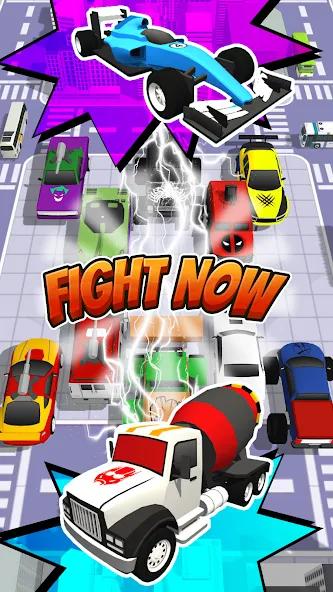 Superhero Car Merge Battle [МОД: Деньги, Монеты и Меню MOD] Screenshot 5