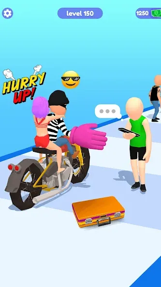 Thief Run Race 3D: Fun Race [МОД: Много монет, Открытые уровни и Мега MOD] Screenshot 5