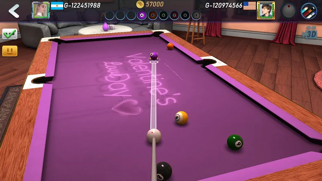 Real Pool 3D 2 (Риал Пул 3Д 2) [МОД: Деньги, Монеты и Меню MOD] Screenshot 4