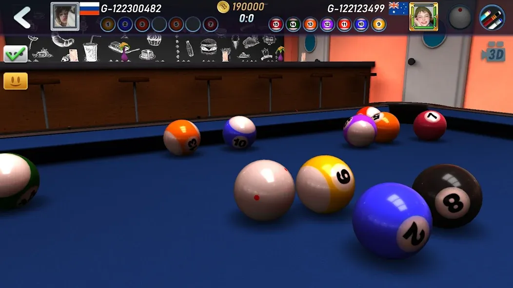 Real Pool 3D 2 (Риал Пул 3Д 2) [МОД: Деньги, Монеты и Меню MOD] Screenshot 5