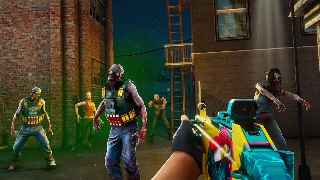 Zombination - FPS Zombie Games (Зомбинация) [МОД: Деньги, Монеты и Меню MOD] Screenshot 2