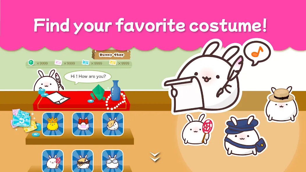 Hungree Bunny (Хангри Банни) [МОД: Много денег, Монет и Все открыто] Screenshot 3