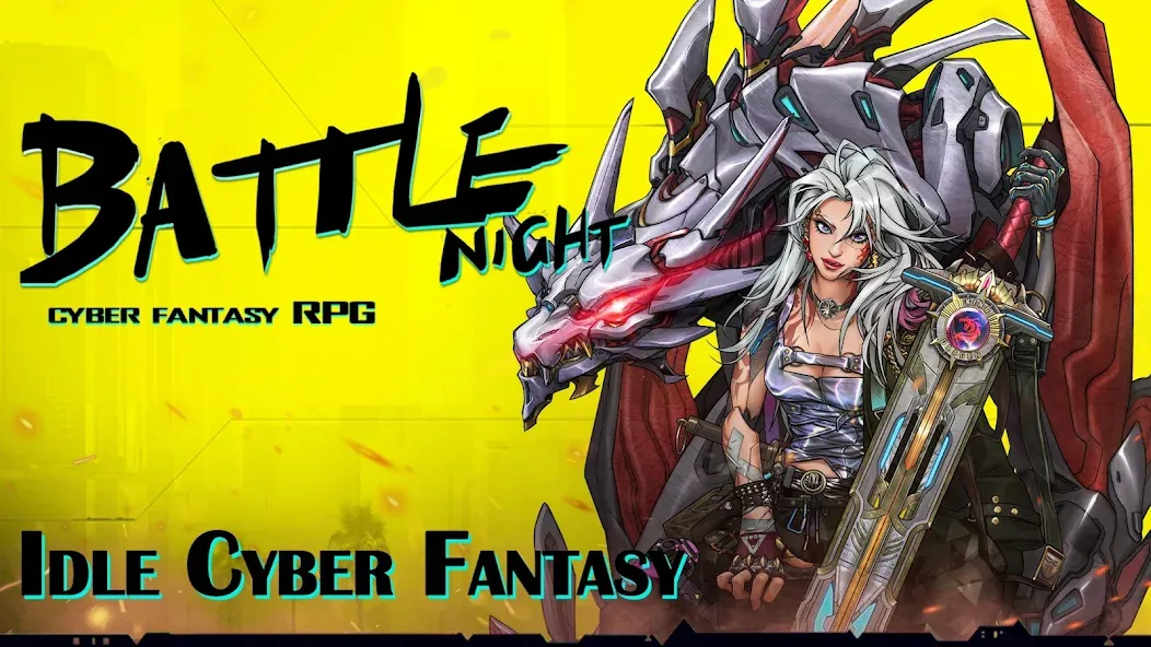 Battle Night: Cyberpunk RPG (Бэтл Найт) [МОД: Меню, Бесконечные монеты и Открытые уровни] Screenshot 1