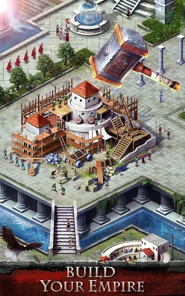Empire War: Age of hero (Эмпайр Вар) [МОД: Деньги, Монеты и Меню MOD] Screenshot 3