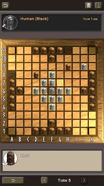 Hnefatafl (Хнефатафль) [МОД: Много монет, Открытые уровни и Мега MOD] Screenshot 1