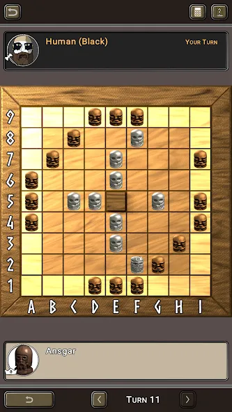 Hnefatafl (Хнефатафль) [МОД: Много монет, Открытые уровни и Мега MOD] Screenshot 2