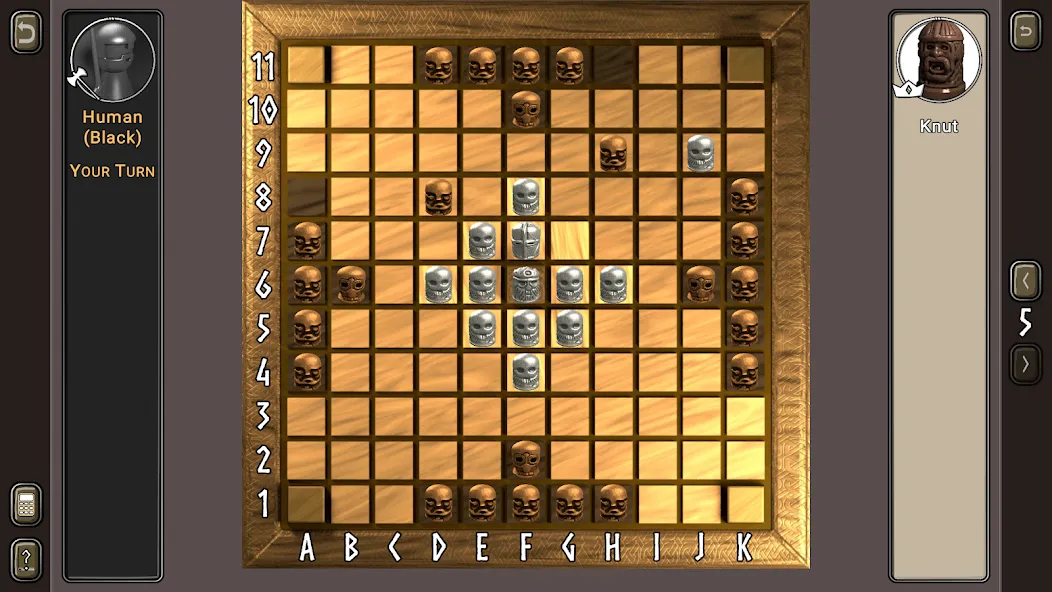 Hnefatafl (Хнефатафль) [МОД: Много монет, Открытые уровни и Мега MOD] Screenshot 3