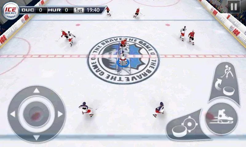 Ice Hockey 3D [МОД: Деньги, Монеты и Меню MOD] Screenshot 1