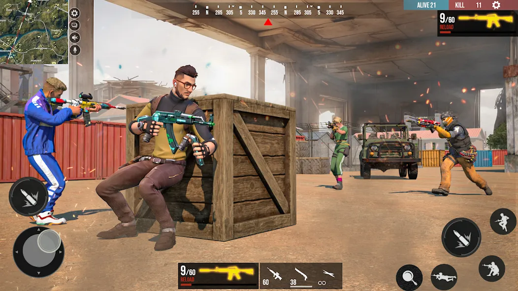 FPS Encounter Strike Offline (ФПС Энкаунтер Страйк Оффлайн) [МОД: Бесконечные деньги, Монеты и Мега MOD] Screenshot 2