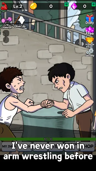 Arm Wrestling Clicker (Армреслинг Кликер) [МОД: Все открыто, Дополнительные деньги и Меню MOD] Screenshot 3
