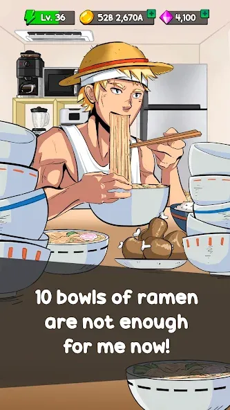 Food Fighter Clicker Games (Фуд Файтер Кликер) [МОД: Много монет, Открытые уровни и Мега MOD] Screenshot 2