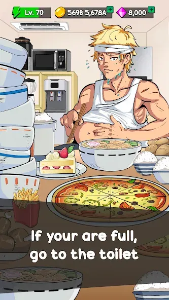 Food Fighter Clicker Games (Фуд Файтер Кликер) [МОД: Много монет, Открытые уровни и Мега MOD] Screenshot 3