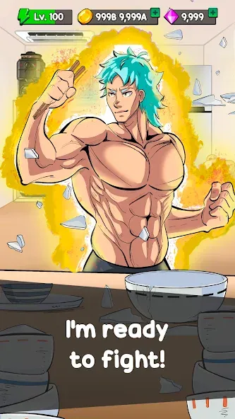 Food Fighter Clicker Games (Фуд Файтер Кликер) [МОД: Много монет, Открытые уровни и Мега MOD] Screenshot 5