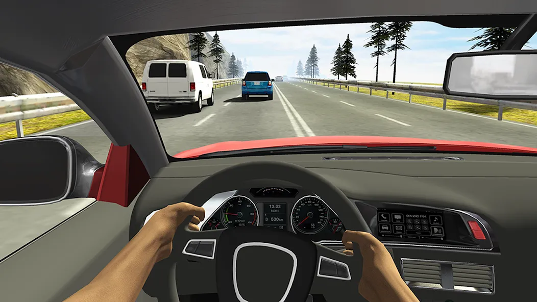 Racing in Car 2 (Рейсинг ин Кар 2) [МОД: Много монет, Открытые уровни и Мега MOD] Screenshot 3