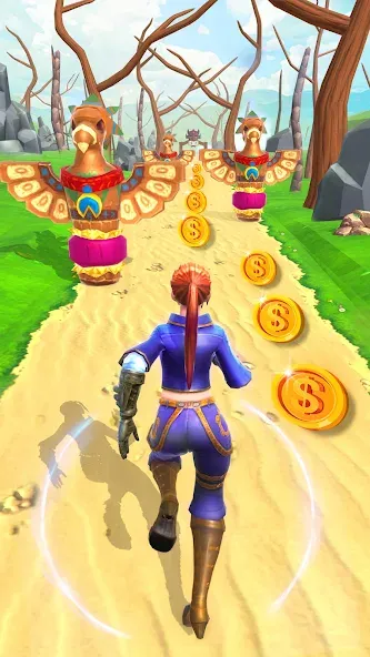 Jungle Run Temple Escape Games [МОД: Деньги, Монеты и Меню MOD] Screenshot 1