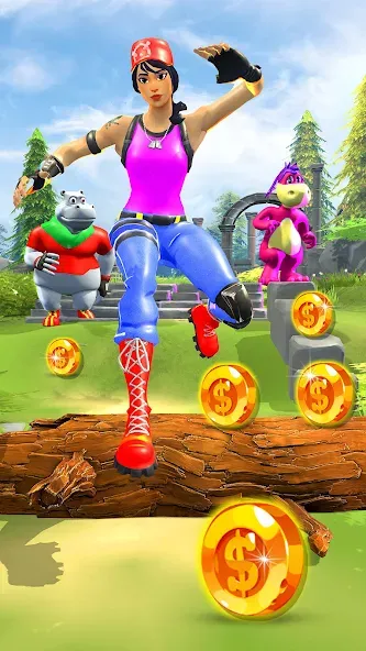 Jungle Run Temple Escape Games [МОД: Деньги, Монеты и Меню MOD] Screenshot 3