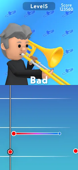 Trombone! [МОД: Много монет, Открытые уровни и Мега MOD] Screenshot 2