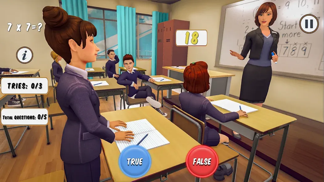 High School Teacher Simulator [МОД: Все открыто, Дополнительные деньги и Меню MOD] Screenshot 2