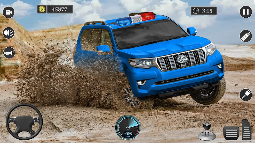 Flying Prado Car Robot Game [МОД: Много денег, Монет и Все открыто] Screenshot 2