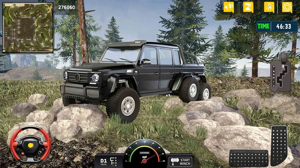 Flying Prado Car Robot Game [МОД: Много денег, Монет и Все открыто] Screenshot 3