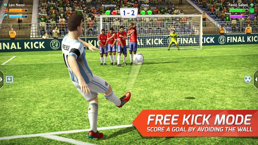 Final Kick: Online Soccer (Финаль кик) [МОД: Деньги, Монеты и Меню MOD] Screenshot 2