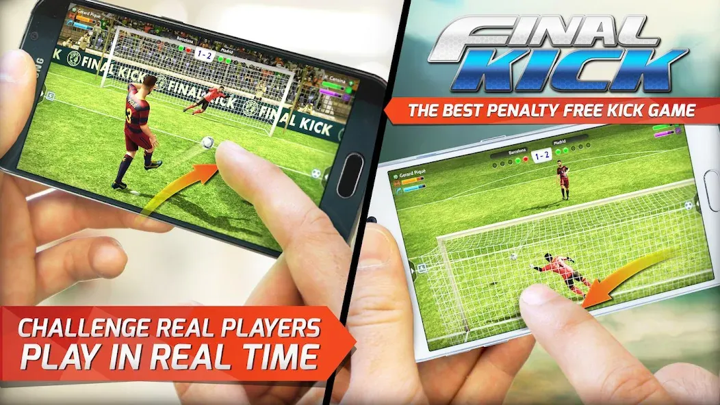Final Kick: Online Soccer (Финаль кик) [МОД: Деньги, Монеты и Меню MOD] Screenshot 3
