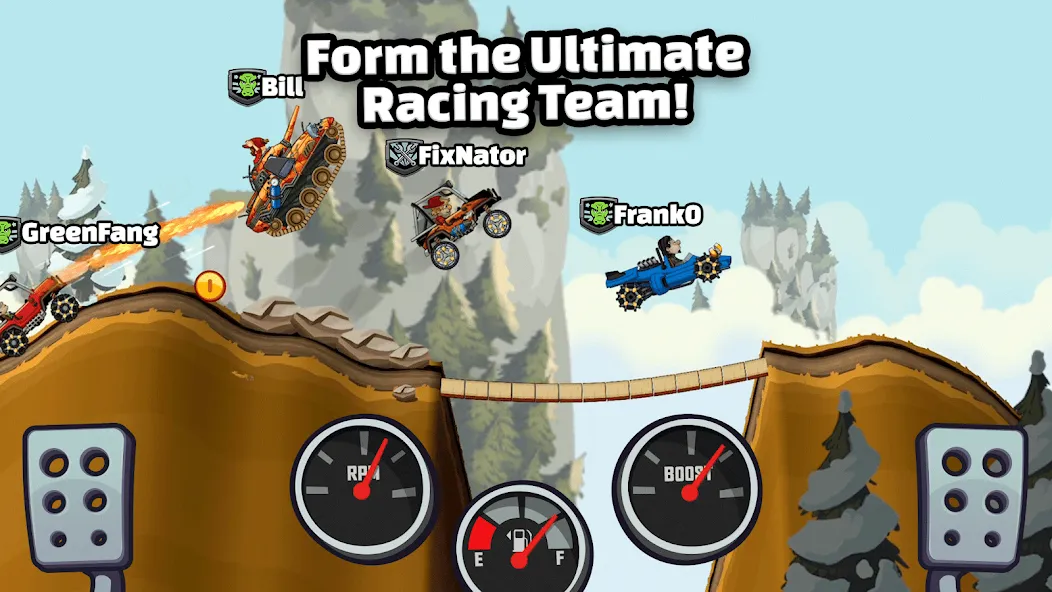 Hill Climb Racing 2 (Хилл Клаим Рейсинг 2) [МОД: Деньги, Монеты и Меню MOD] Screenshot 5
